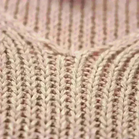 ELIZABETH & JAMES Tunic Length Knit Sleeveless V Neck Tank Peach Women Med - Picture 7 of 10